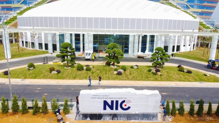 Đặt dấu ấn xanh tại Trung tâm Đổi mới sáng tạo Quốc gia