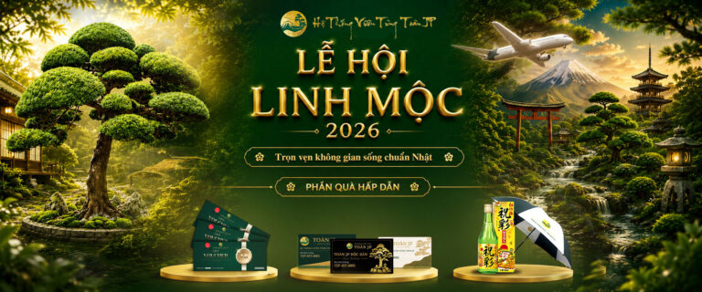 Lễ hội Linh Mộc 2026: Trải Nghiệm Không Gian Tùng La Hán Nhật Bản Đẳng Cấp